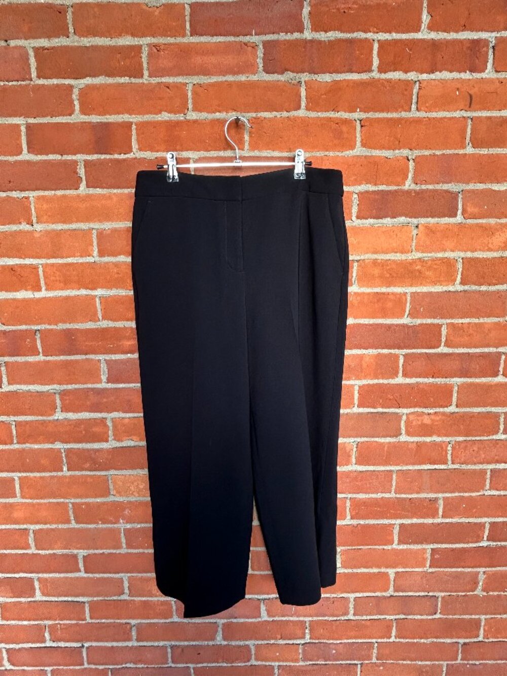Talbots Black Wide Leg Pants 10P Fully Lined Never Worn